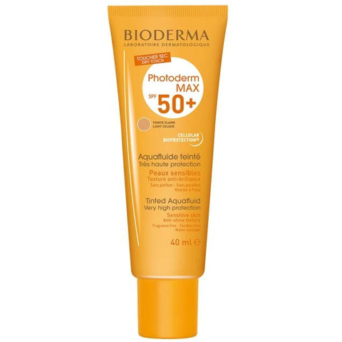 Bioderma Photoderm Max SPF 50+ Aquafluid  1.35 fl oz - Light Colour