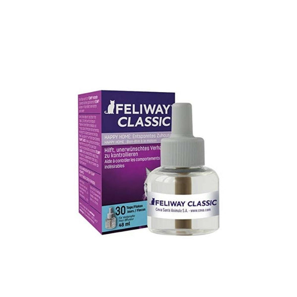Feliway Classic Diffuser Refill Cat Stress Relief 1.6 fl oz