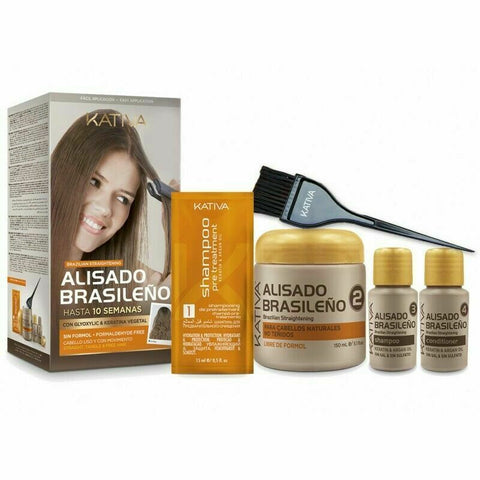 Kativa Keratin & Argan Oil Hair Straightening Kit